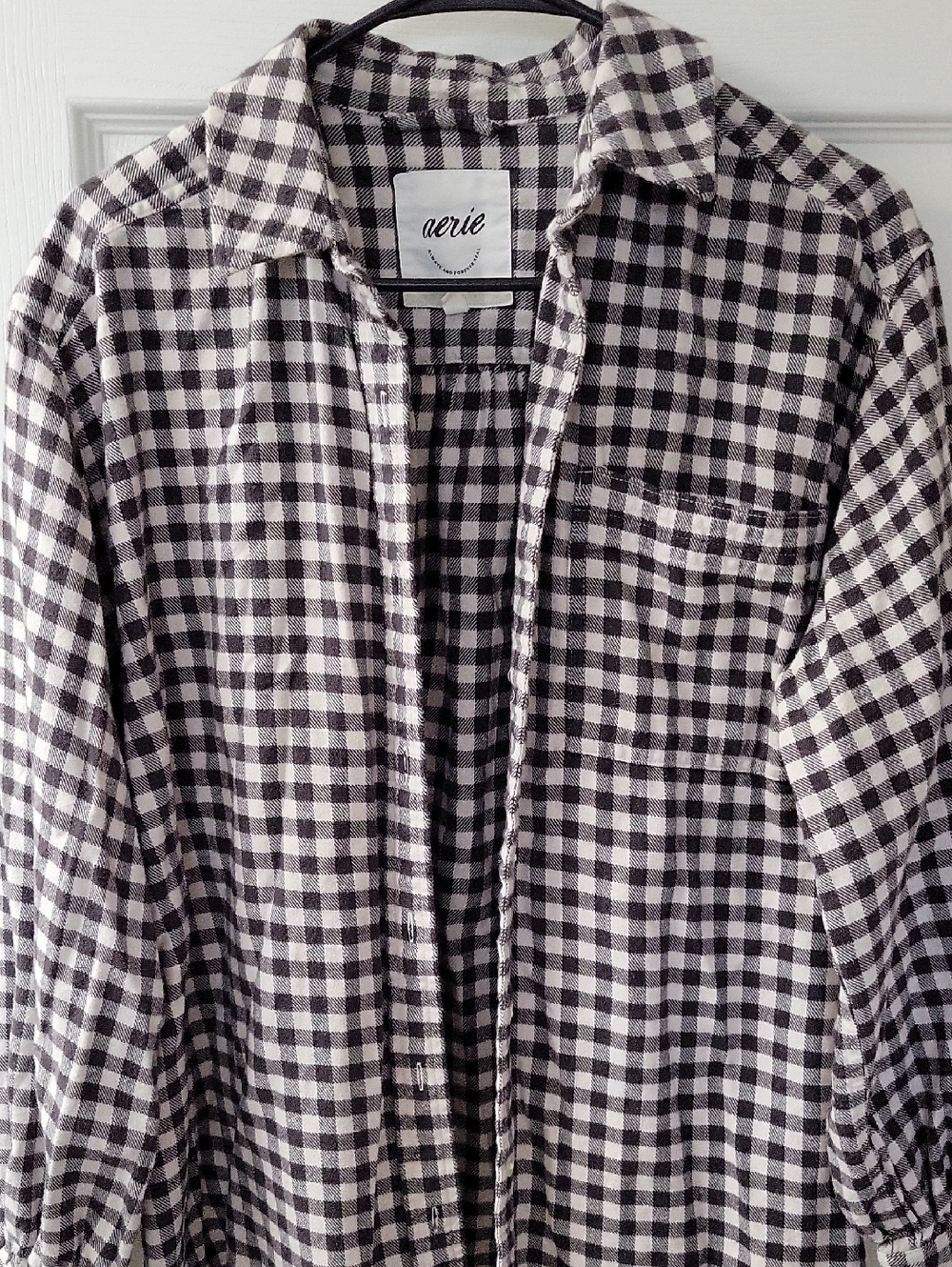 Aerie Black And White Flannel
